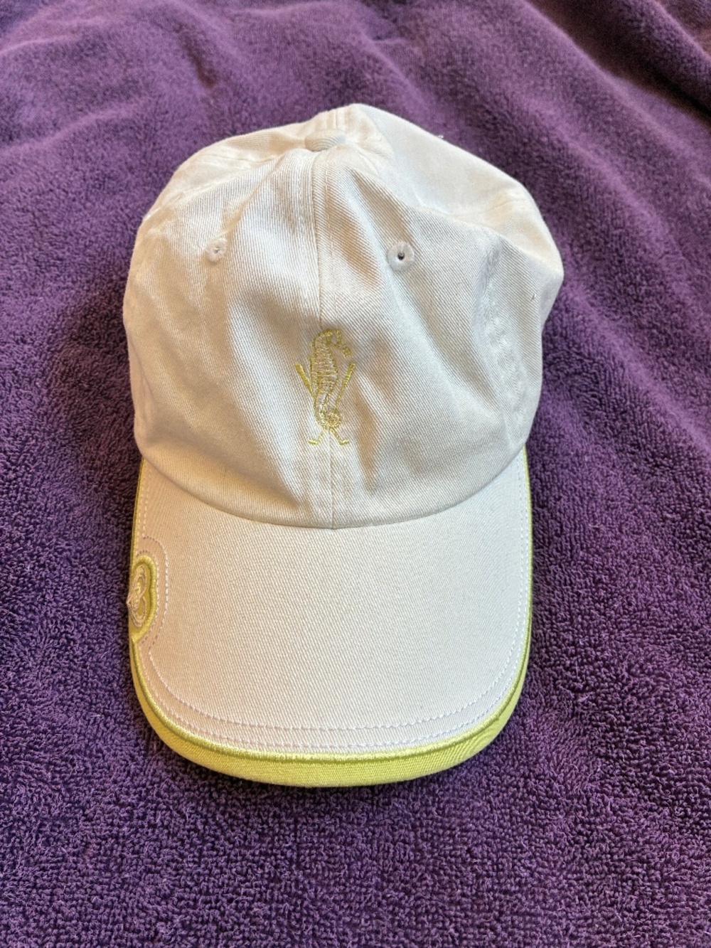 Kate Lord White/Green  Golf Baseball Hat